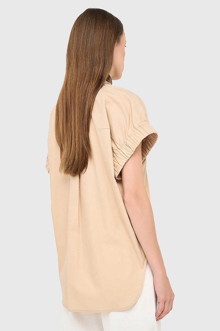 beige-katoenen-dames-blouse-korte-mouw-yaro-wit-janice-02.webp