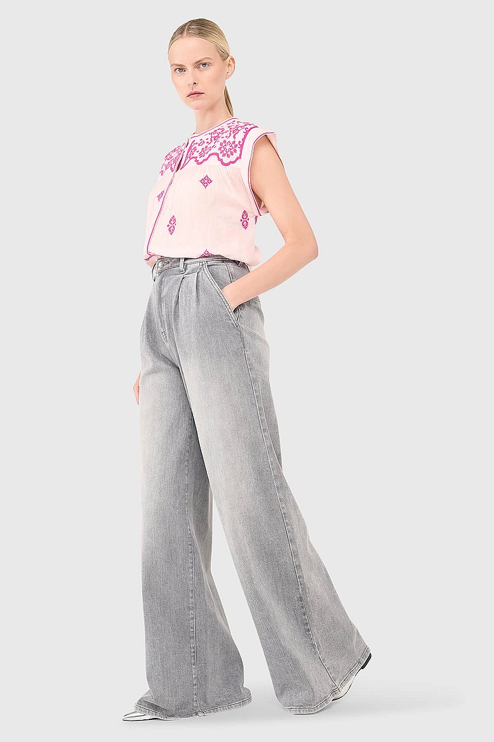 Blouse dames jace roze janice