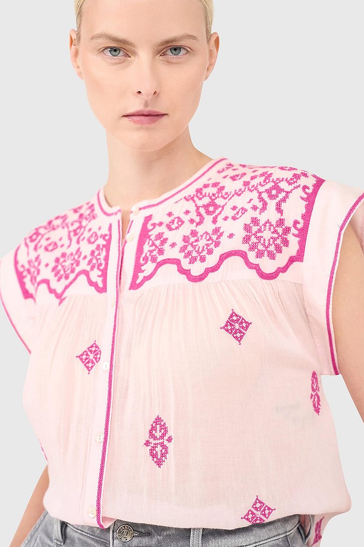 Blouse dames jace roze janice