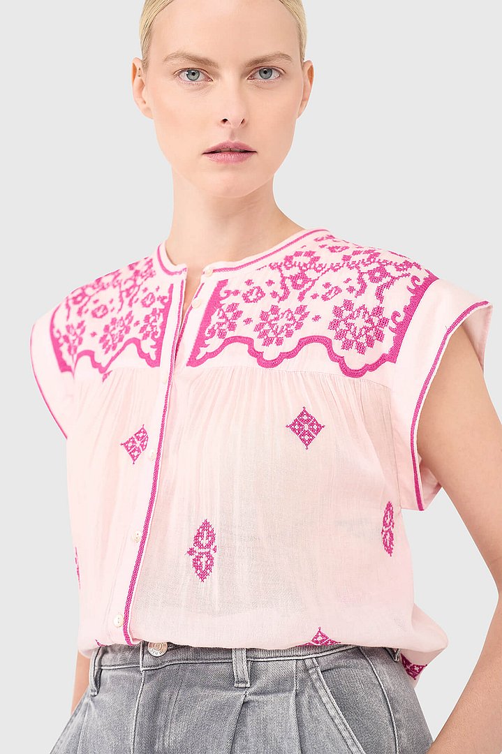 Blouse dames jace roze janice