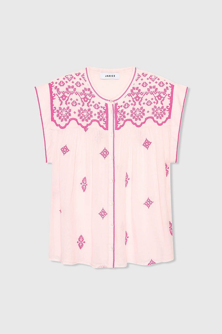 Blouse dames jace roze janice