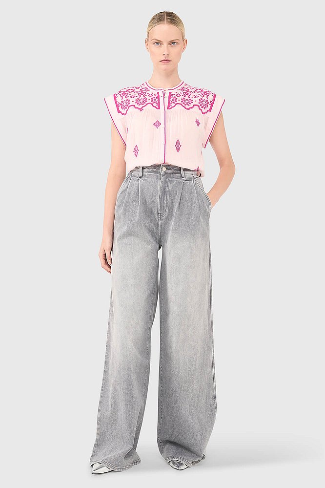 Blouse dames jace roze janice