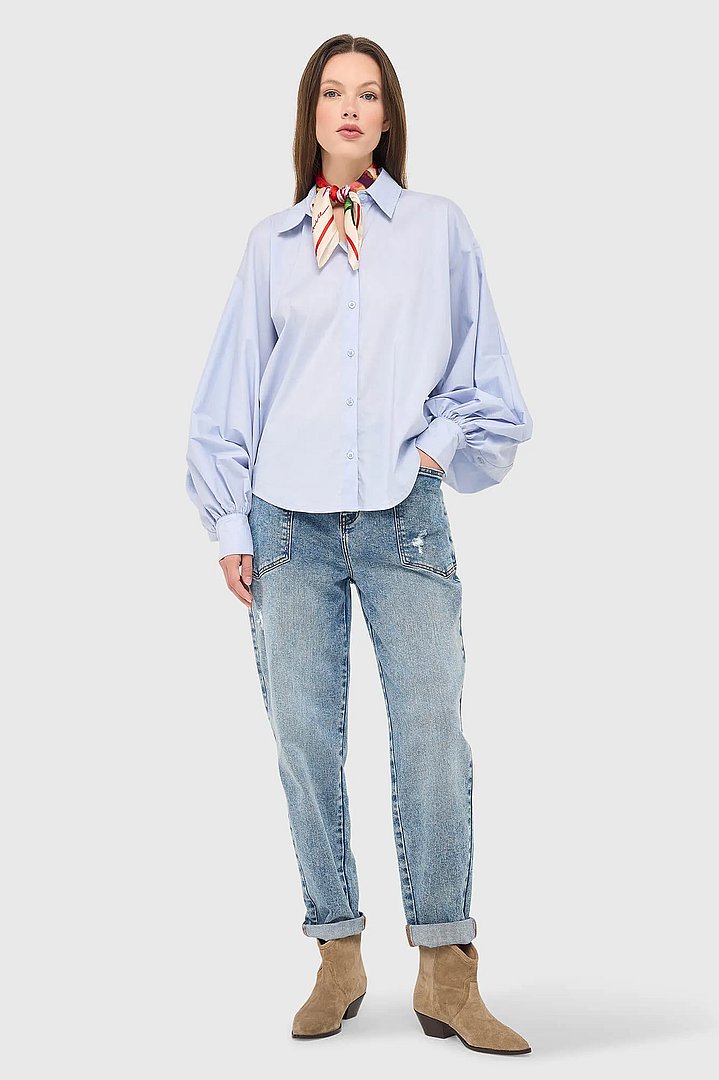 blouse-dames-katoen-blauw-stone-pofmouw-cut-out-janice-01.webp