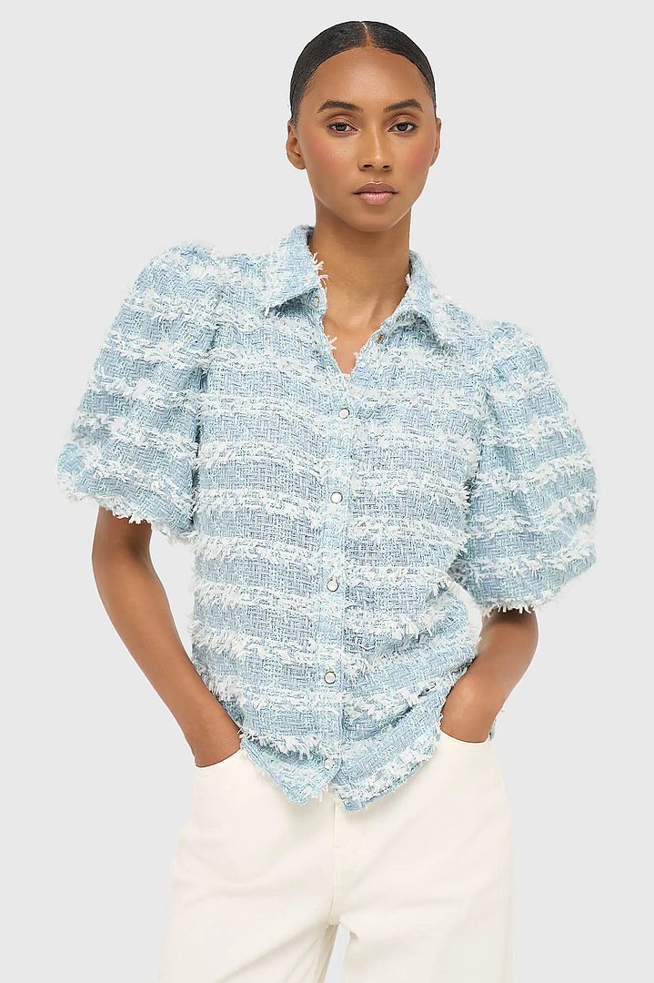 blouse-dames-pof-mouw-tweed-lars-blauw-janice-03.webp