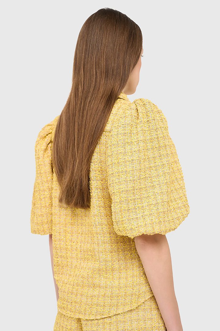 blouse-dames-pof-mouw-tweed-lars-geel-janice-03.webp