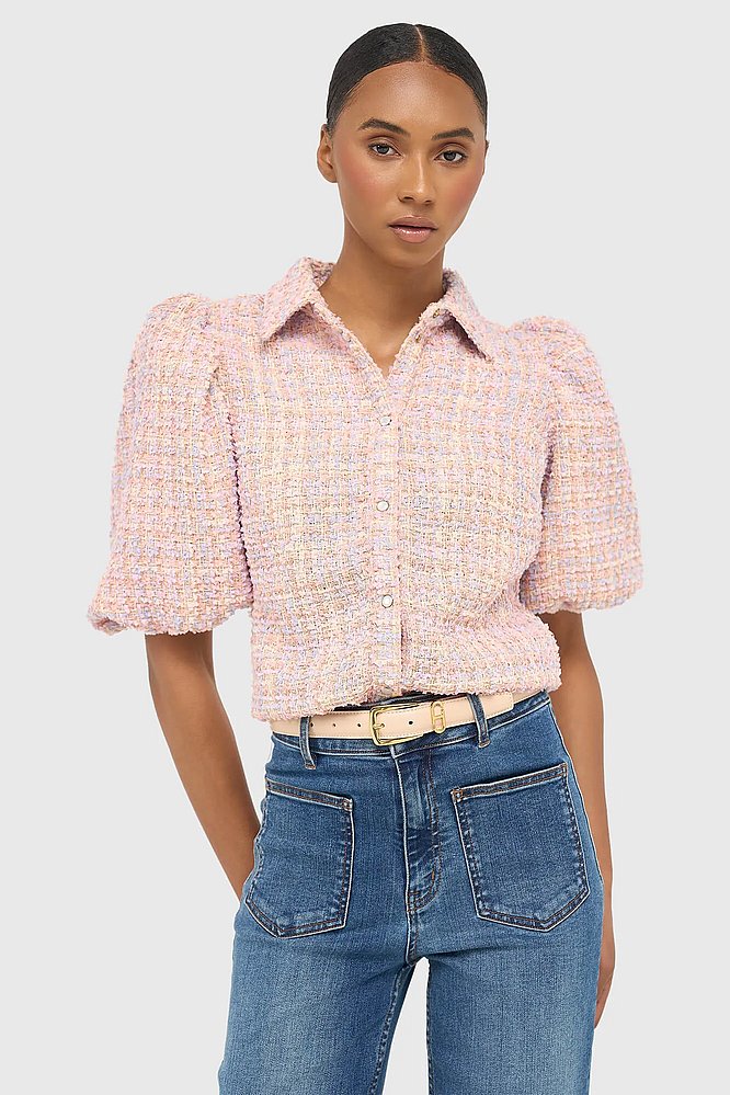 blouse-dames-pof-mouw-tweed-lars-lila-janice-03.webp