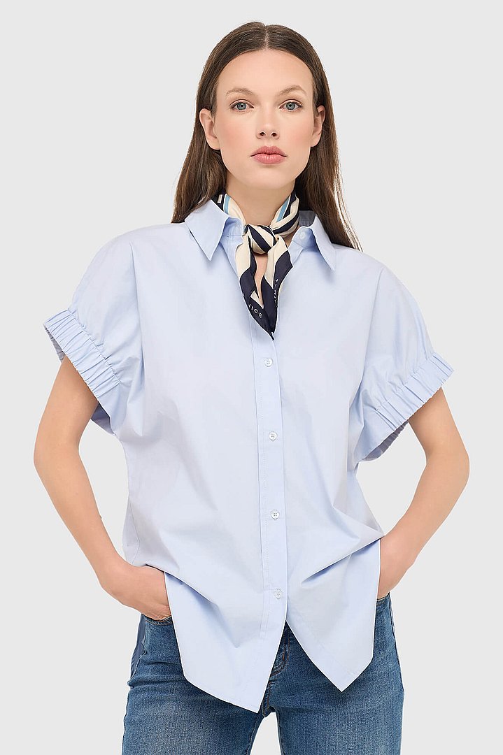 Blouse Dames Yaro Blauw Janice 1