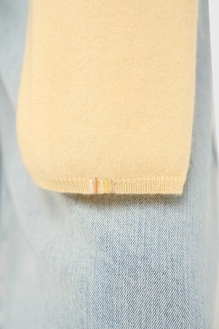 Cashmere Sjaal Dames Santos Geel Janice 03
