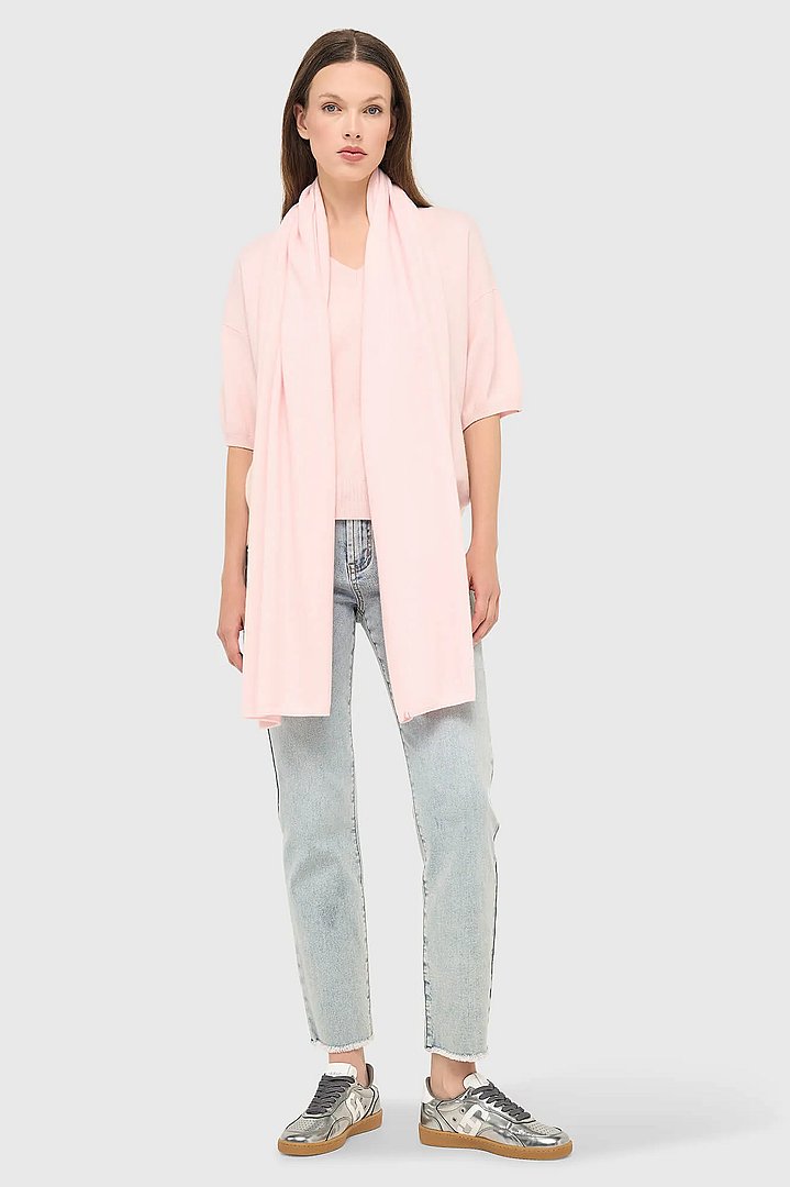 Cashmere Sjaal Dames Santos Roze Janice 02