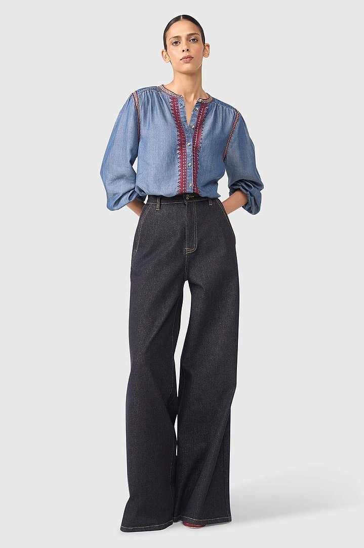 Dames blouse austin dexter japans denim janice 26