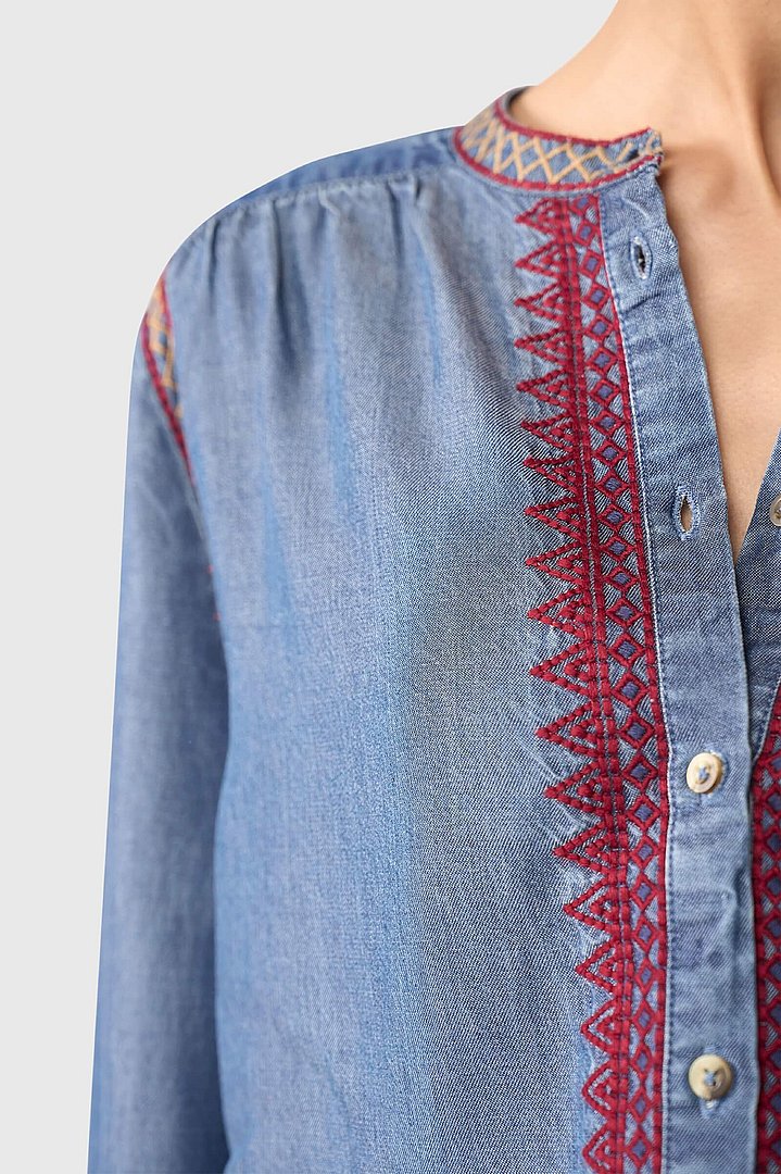 Dames blouse austin dexter japans denim janice 44