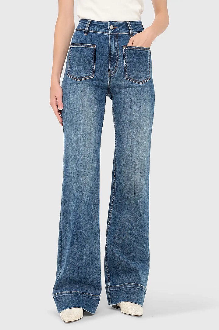 Dames jeans stretch denim jagger