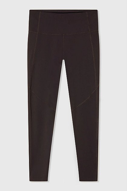 JANICE Dames Ye Legging Donkerbruin