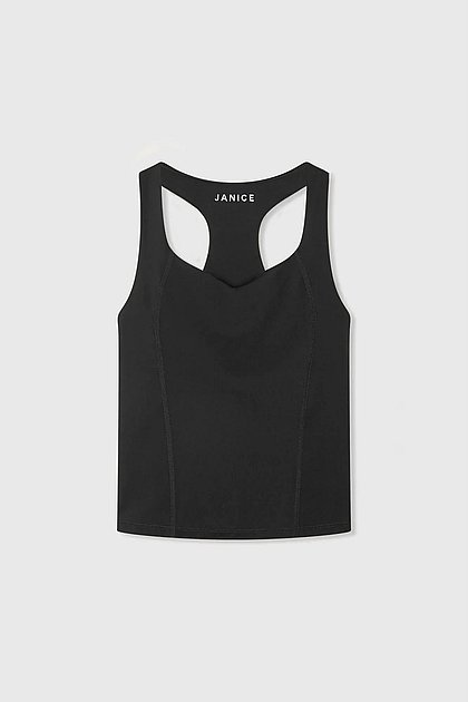 JANICE Dames Ryle Sport Top Zwart