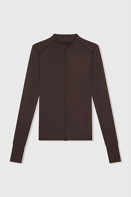 JANICE Dames Texas Sportvest Donkerbruin