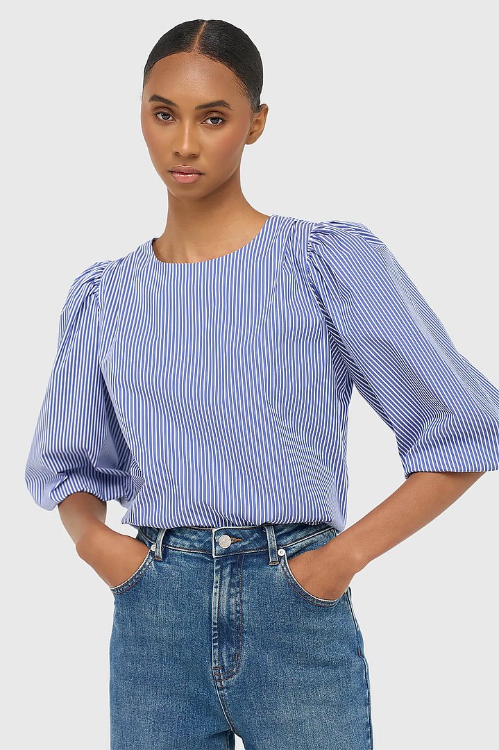 dames-top-pof-mouw-streepjes-elian-blauw-janice-04.webp