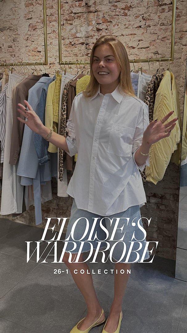 Eloise van oranje janice garderobe dime short phill blouse