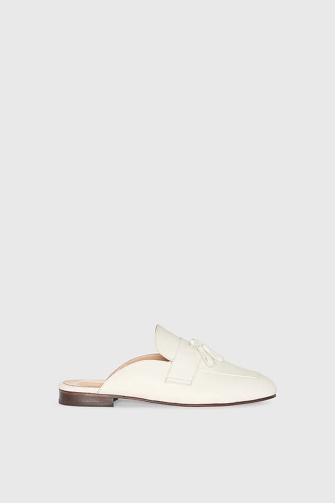 Instappers Loafers Dames Suede Burt Mule off White Janice 04
