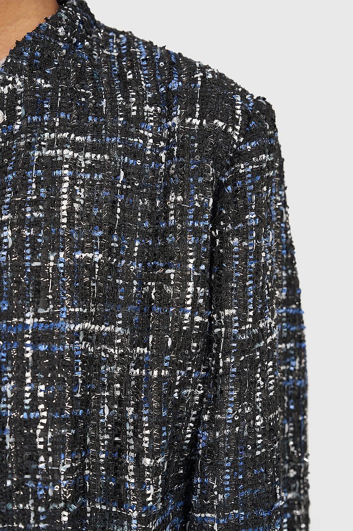 Jacket dames maddox blauw tweed lurex janice 17