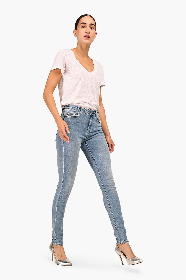 Jeans Dames Blauw Rocket 323 Janice 4