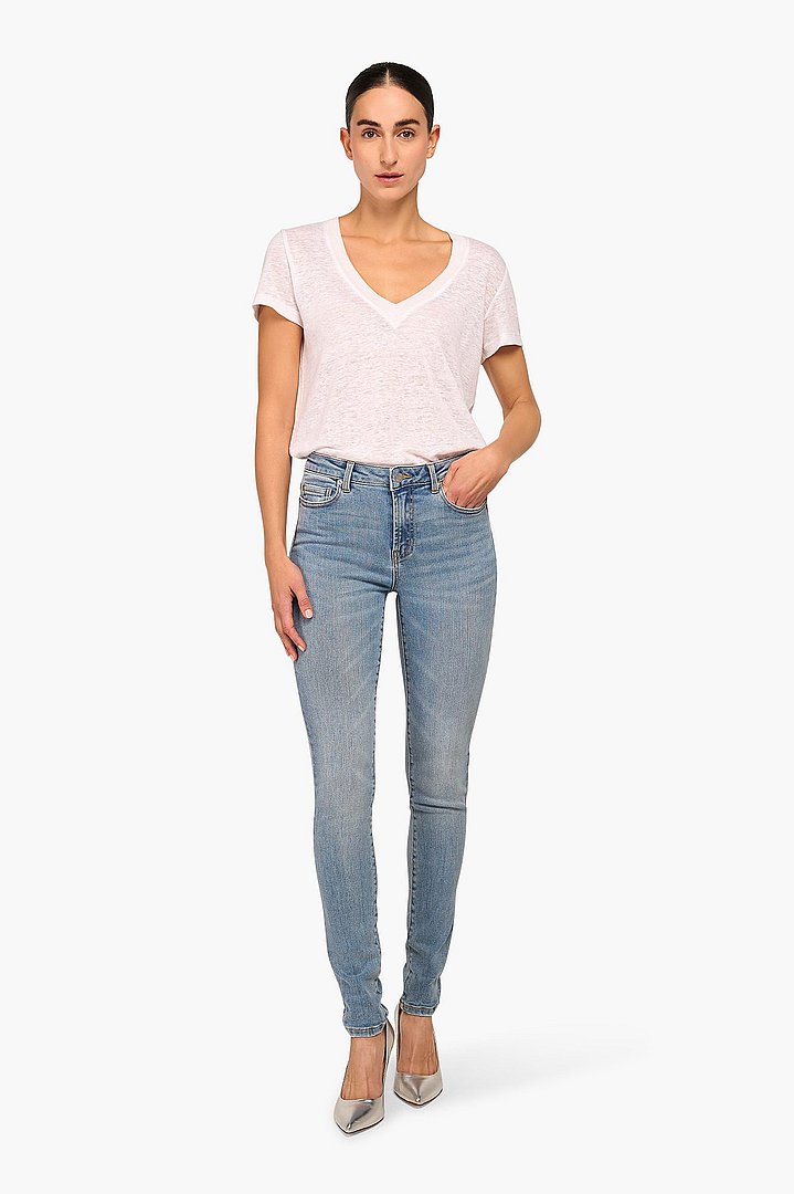 Jeans Dames Blauw Rocket 323 Janice
