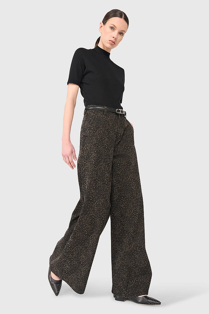 Jeans dames dexter panterprint wide leg janice 20