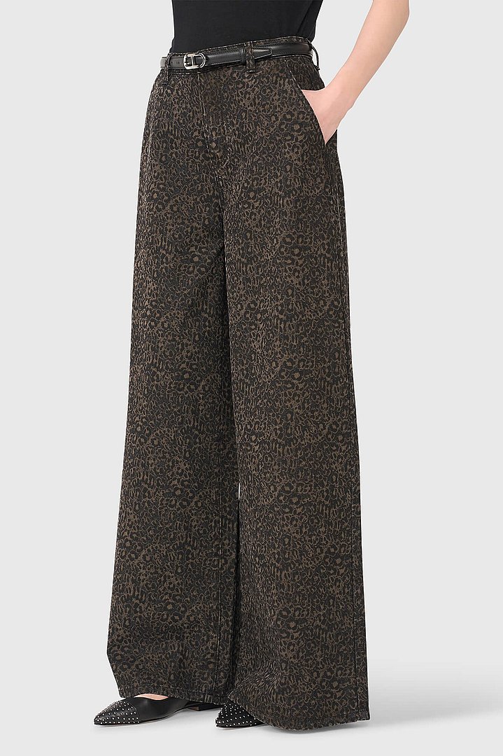 Jeans dames dexter panterprint wide leg janice 23