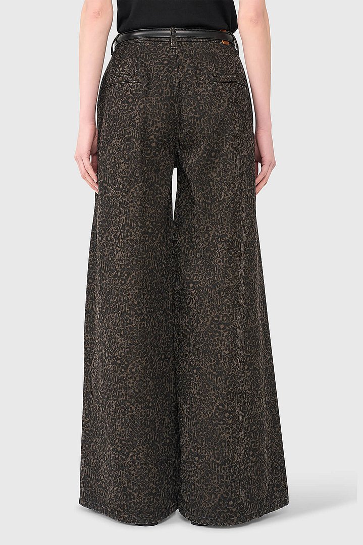 Jeans dames dexter panterprint wide leg janice 25