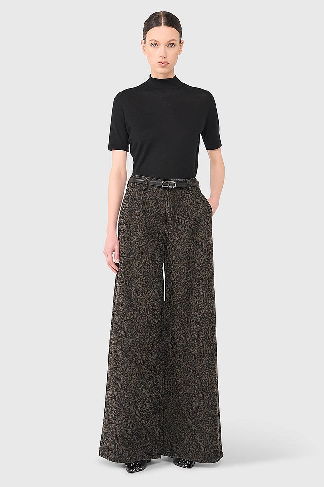 Jeans dames dexter panterprint wide leg janice 7