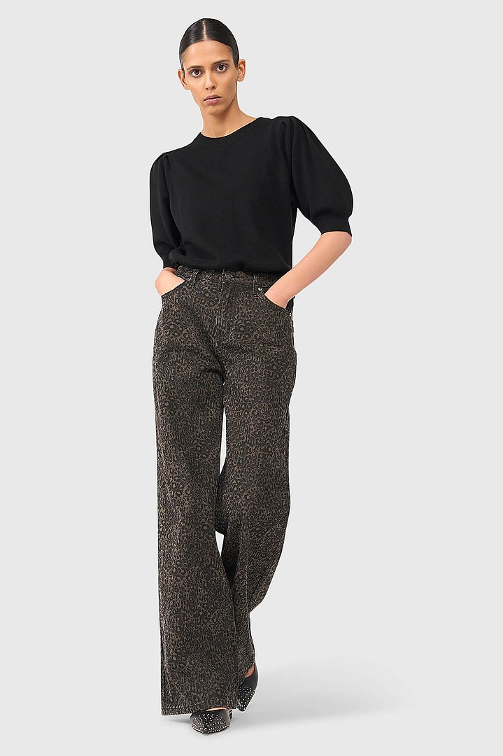 Jeans dames jason panterprint zwart janice 46