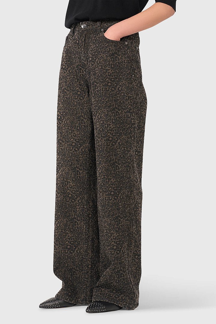 Jeans dames jason panterprint zwart janice 57