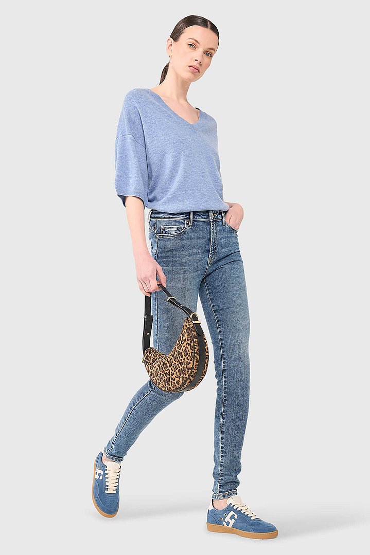 Jeans dames rocket skinny 376 blauw janice 14