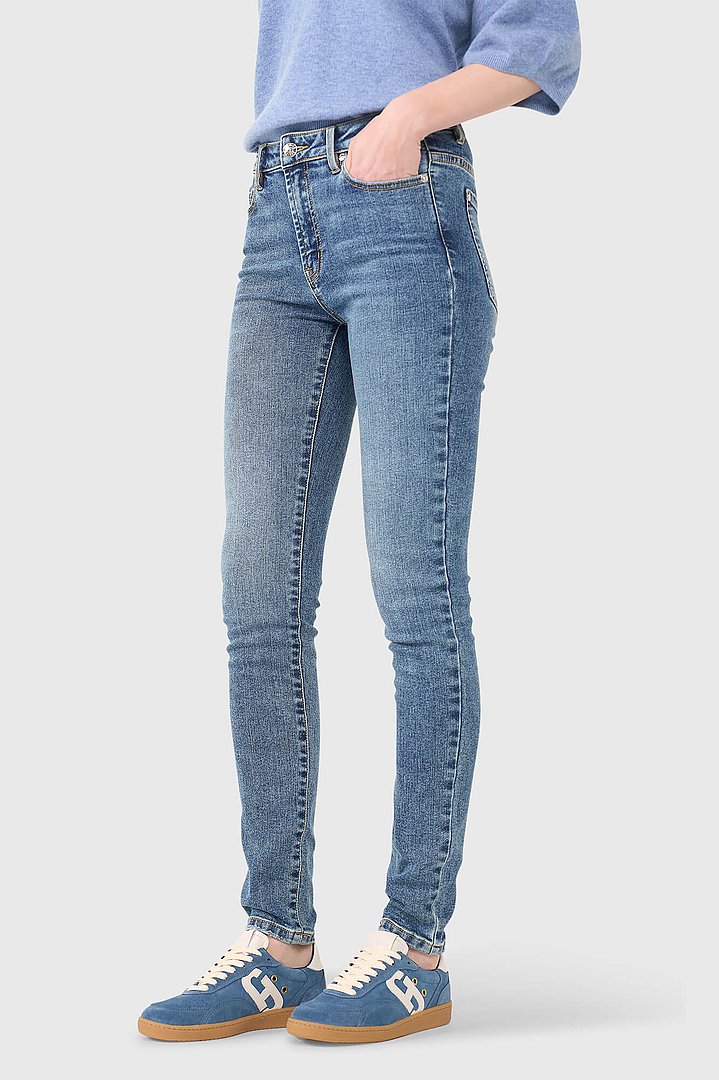 Jeans dames rocket skinny 376 blauw janice 20