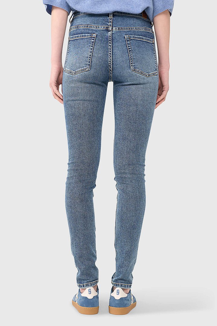 Jeans dames rocket skinny 376 blauw janice 24