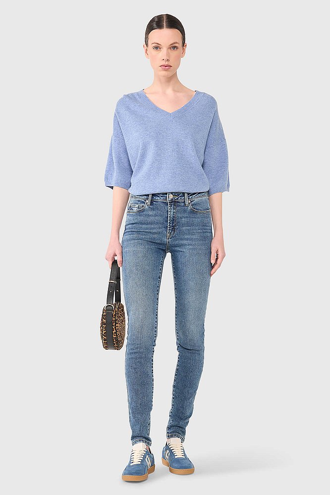 Jeans dames rocket skinny 376 blauw janice 8