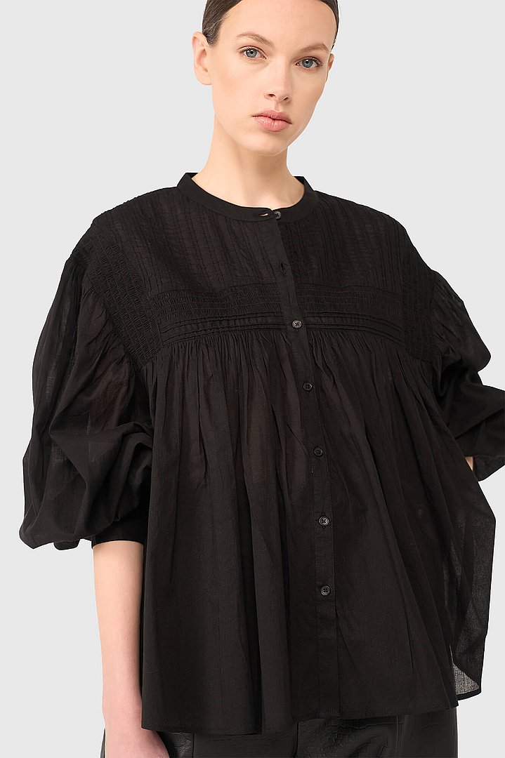 Jerome dames blouse zwart jerome geborduurd janice 20