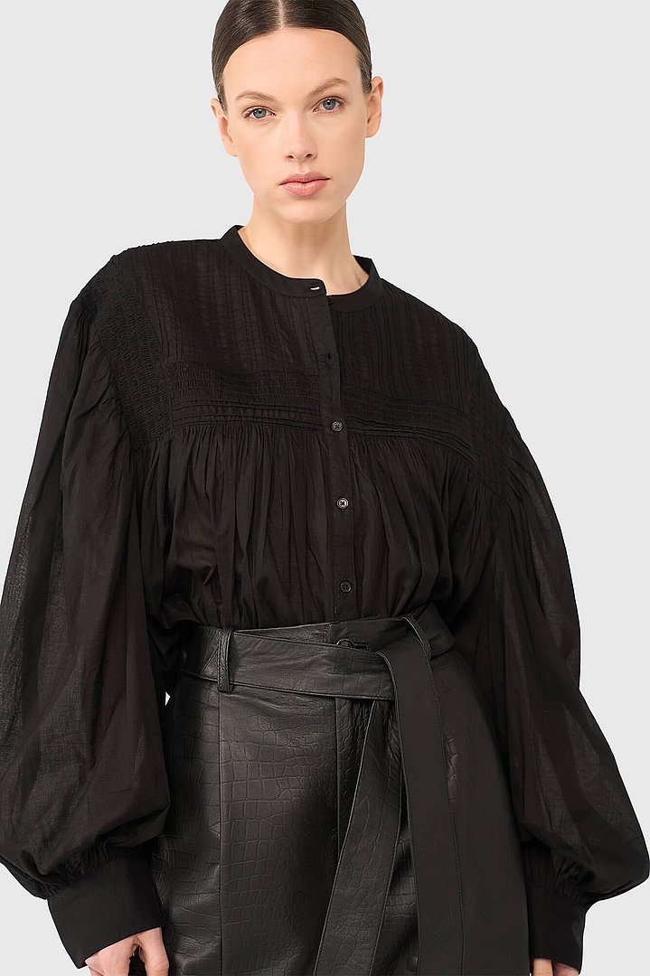 Jerome dames blouse zwart jerome geborduurd janice 31