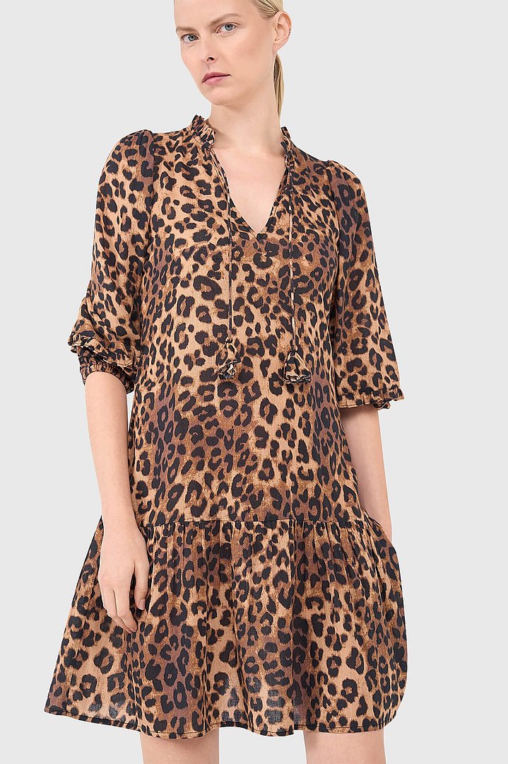 Jurk jimmy panterprint janice
