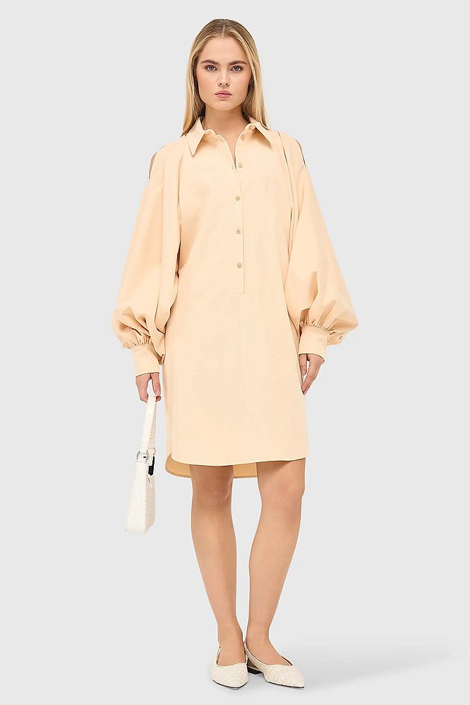 jurk-wijde-lange-mouwen-hugh-peach-janice-03.webp