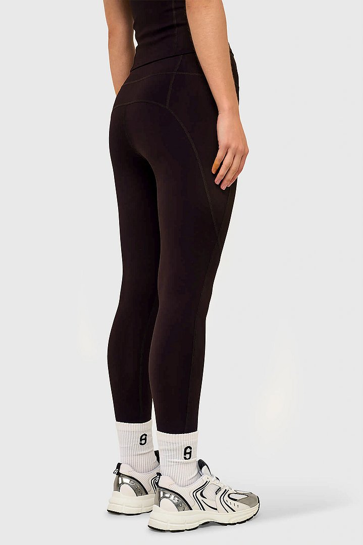 Legging Dames Sport Active Wear Ye Donkerbruin Janice 02