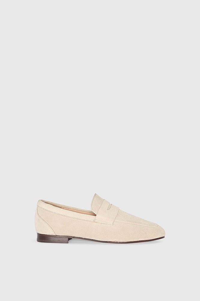 Loafers Dames Suede Burt Nude Janice 04