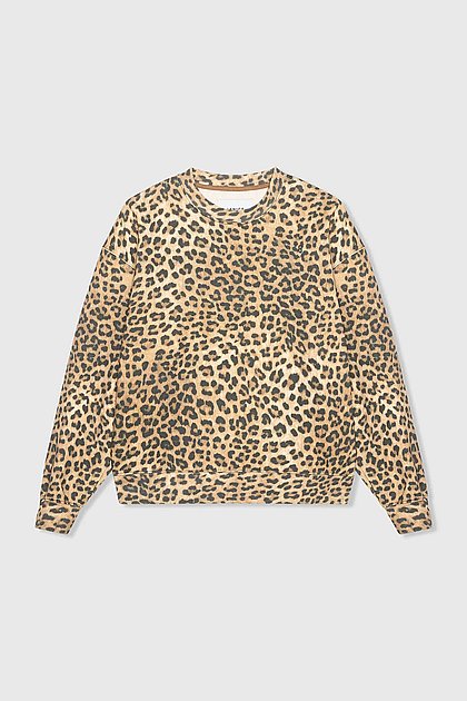 JANICE Dames Owen Sweater Panterprint