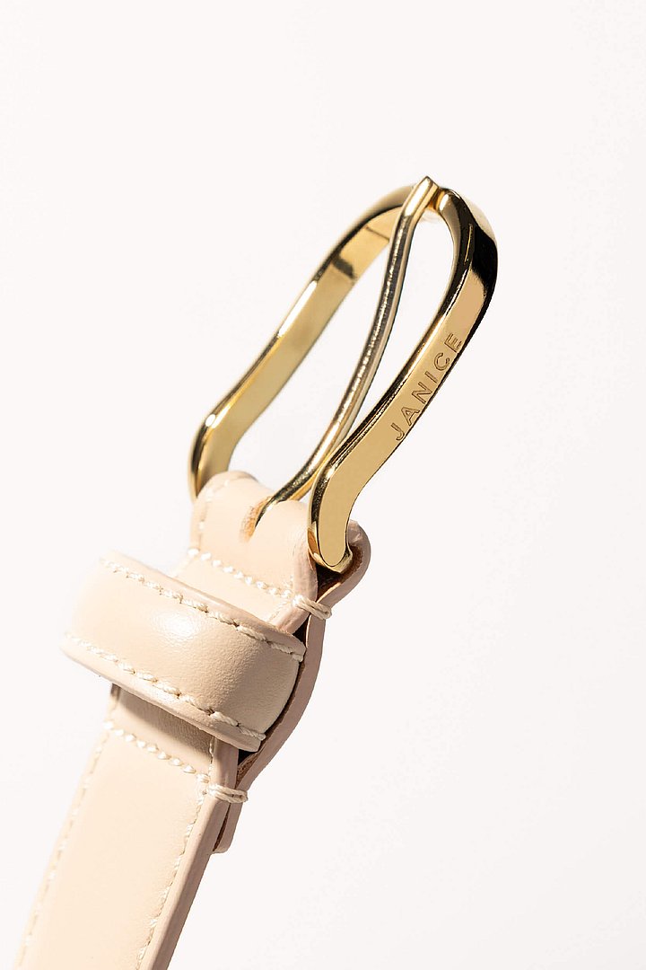 Riem dames chase leer creme 02