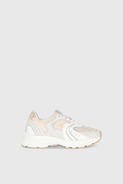 JANICE Dames Bolt Runner Sneaker Off White