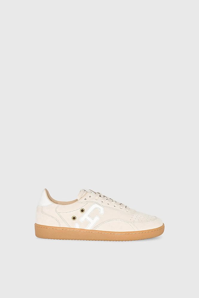 Sneakers Dames Handbal Vintage Stanley Beige Janice 04