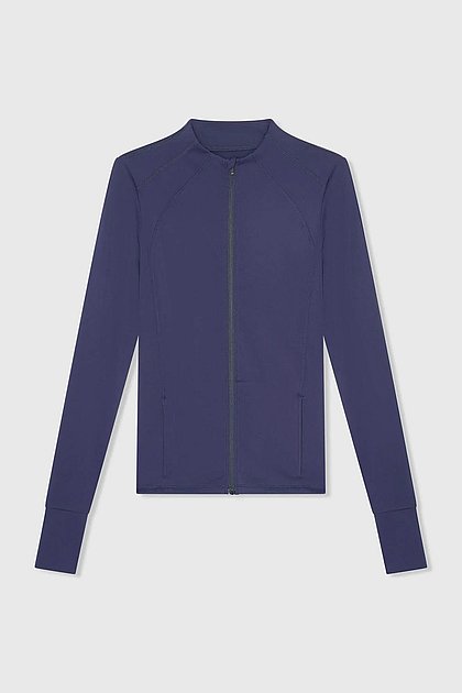 JANICE Dames Texas Sportvest Blauw