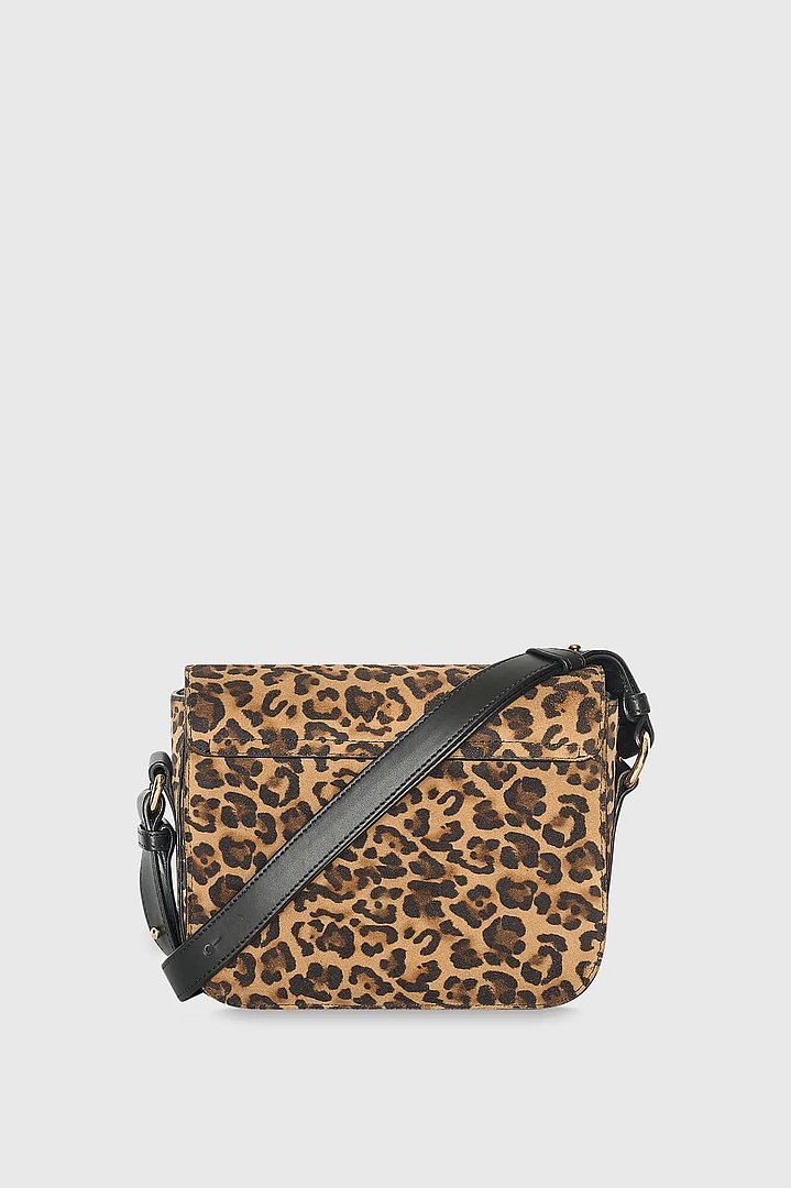 Suede Dames Tas Elias Panterprint Janice 01