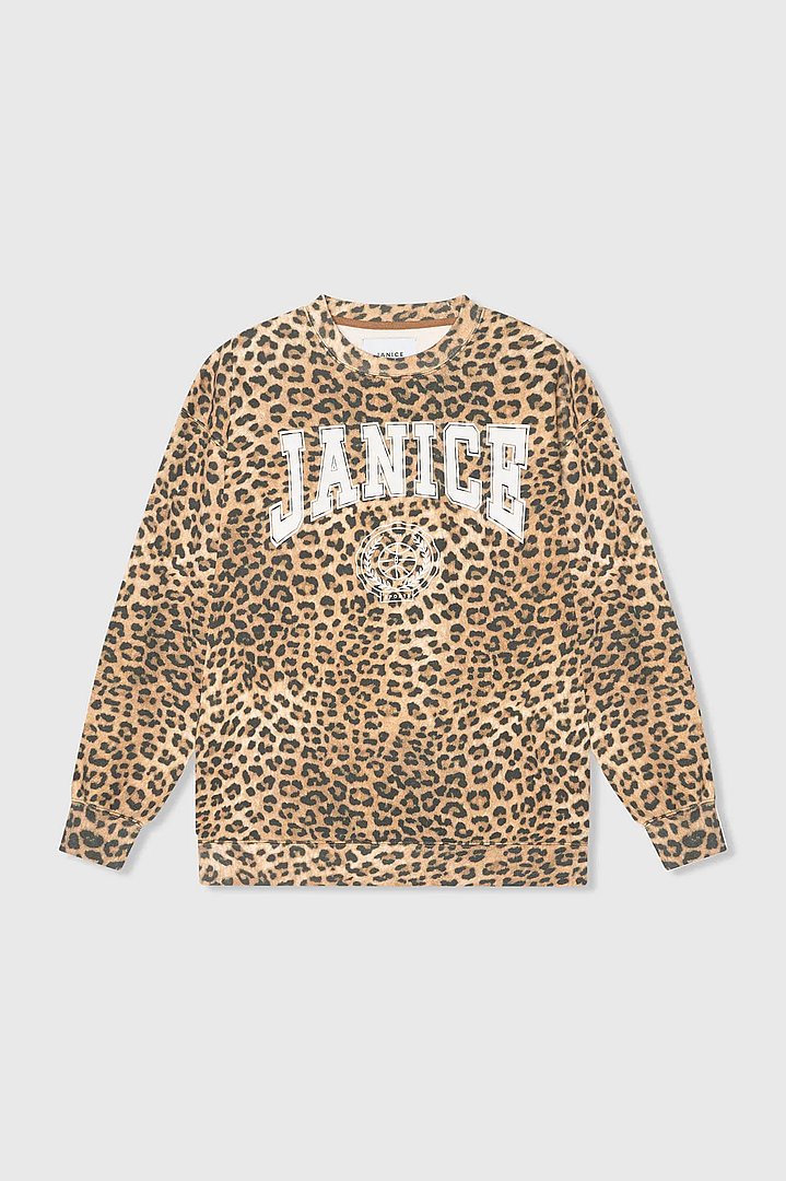 Sweater Dames Oversized Panterprint Oliver Janice 00