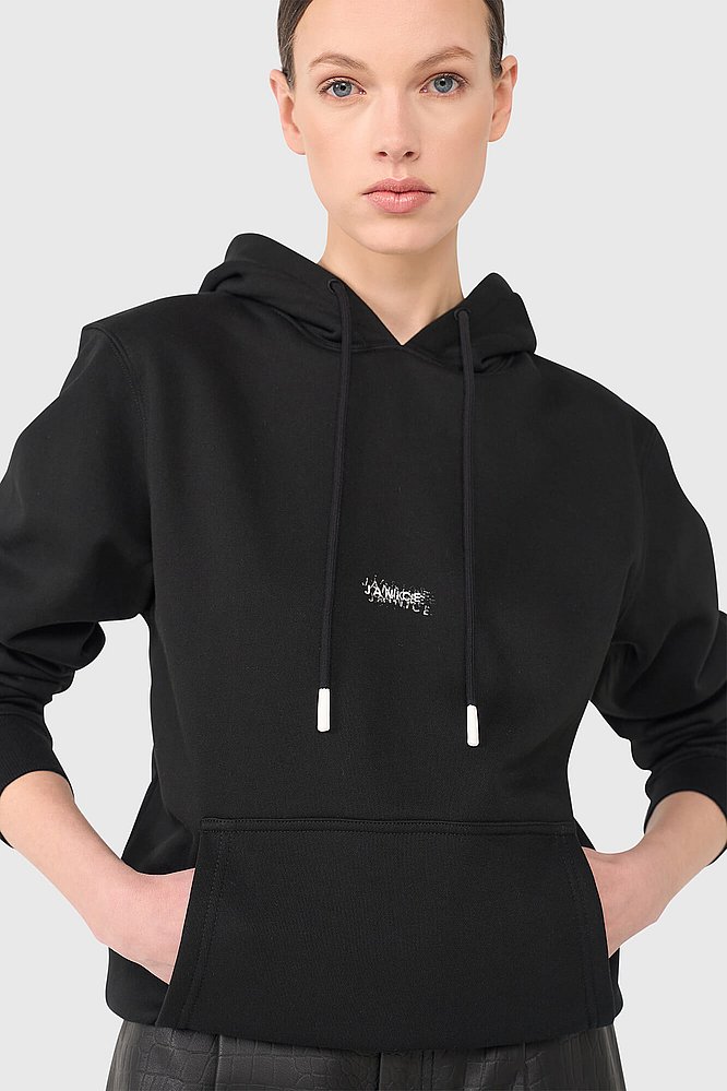 Sweater dames scott zwart logo janice 23