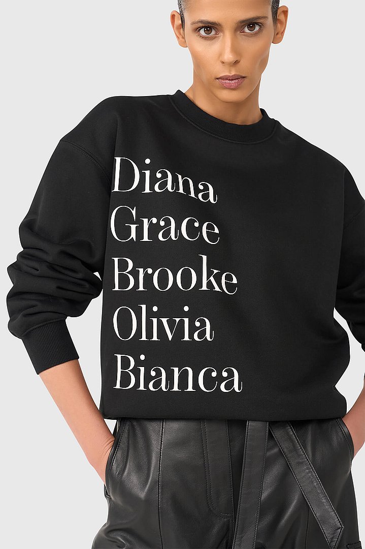 Sweater dames zwart andy studio 54 janice 57